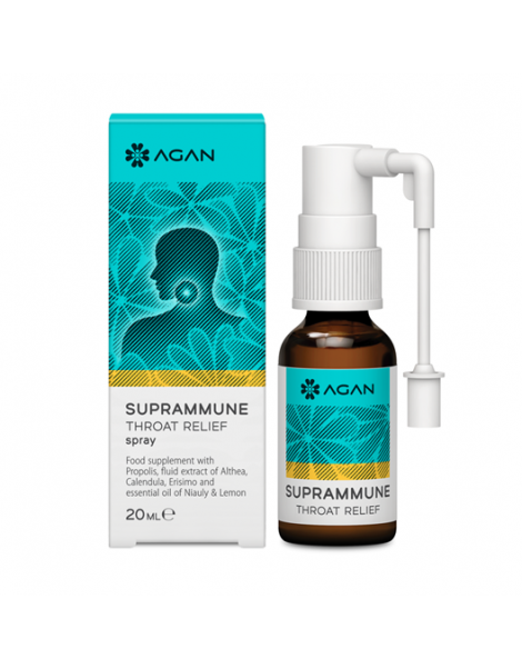 AGAN SUPRAMMUNE THROAT RELIEF SPRAY 20ML