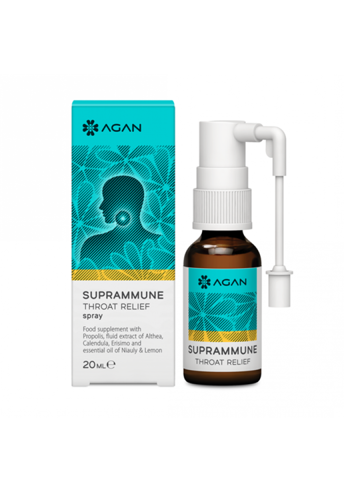 AGAN SUPRAMMUNE THROAT RELIEF SPRAY 20ML