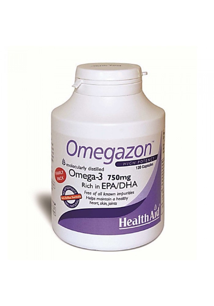 HEALTH AID OMEGAZON 750MG FAMILY PACK 120 ΚΑΨΟΥΛΕΣ