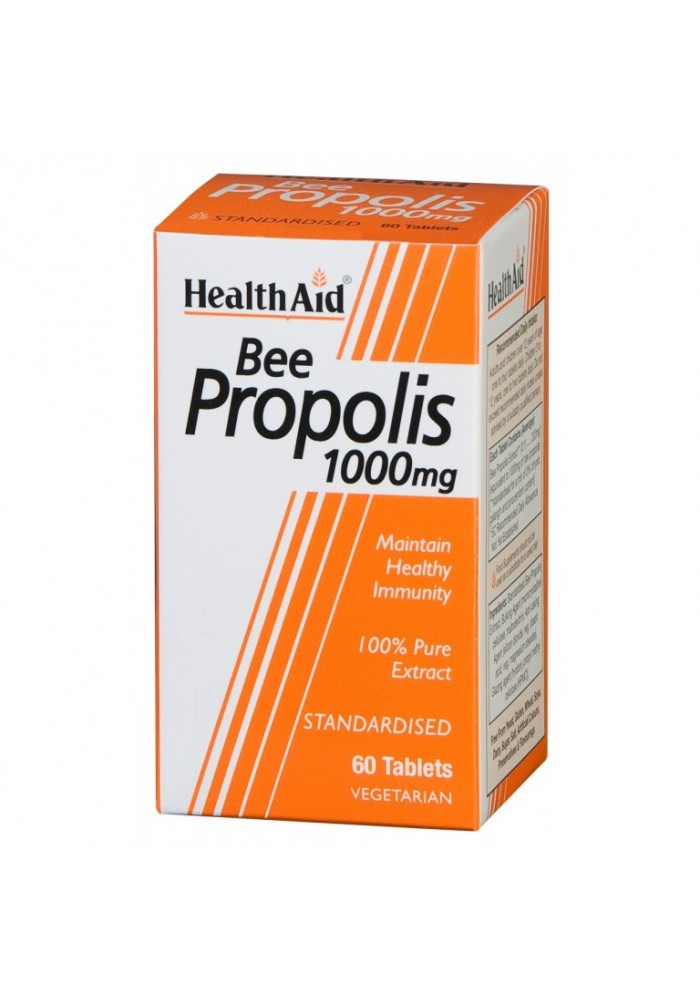 HEALTH AID BEE PROPOLIS 1000MG 60 TABLETS