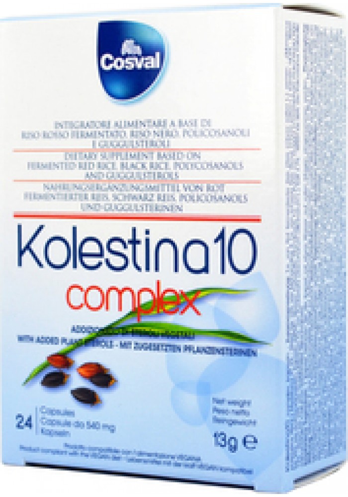 COSVAL KOLESTINA 10 COMPLEX 24 CAPSULES