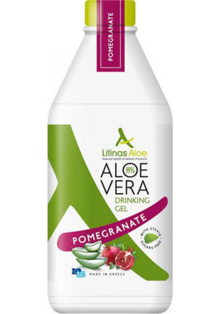 LITINAS ALOE ΠΟΣΙΜΟ ALOE VERA GEL ΜΕ ΓΕΥΣΗ ΡΟΔΙ 1000ML