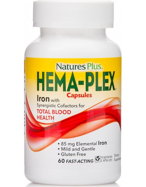 NATURE'S PLUS HEMA-PLEX 60 CAPSULES