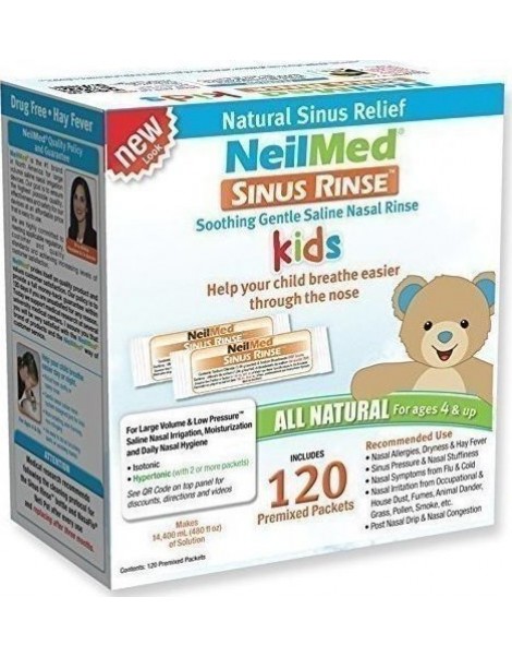 NEILMED SINUS RINSE 120 PREMIXED PAEDIATRIC SACHETS