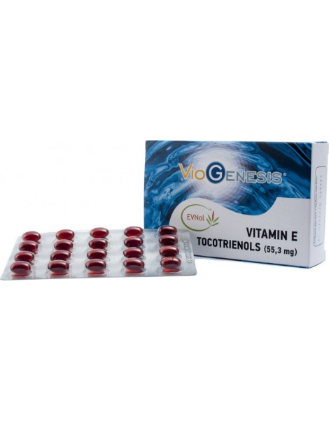 VIOGENESIS VITAMIN E TOCOTRIENOLS 55.3MG 60CAPSULES